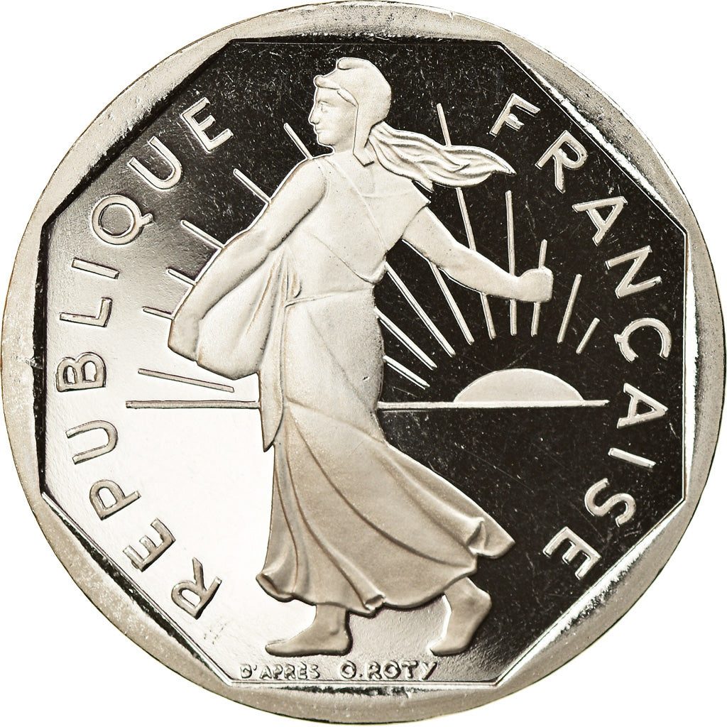 Coin, France, Semeuse, 2 Francs, 1999, Paris, Proof, MS(65-70), Nickel