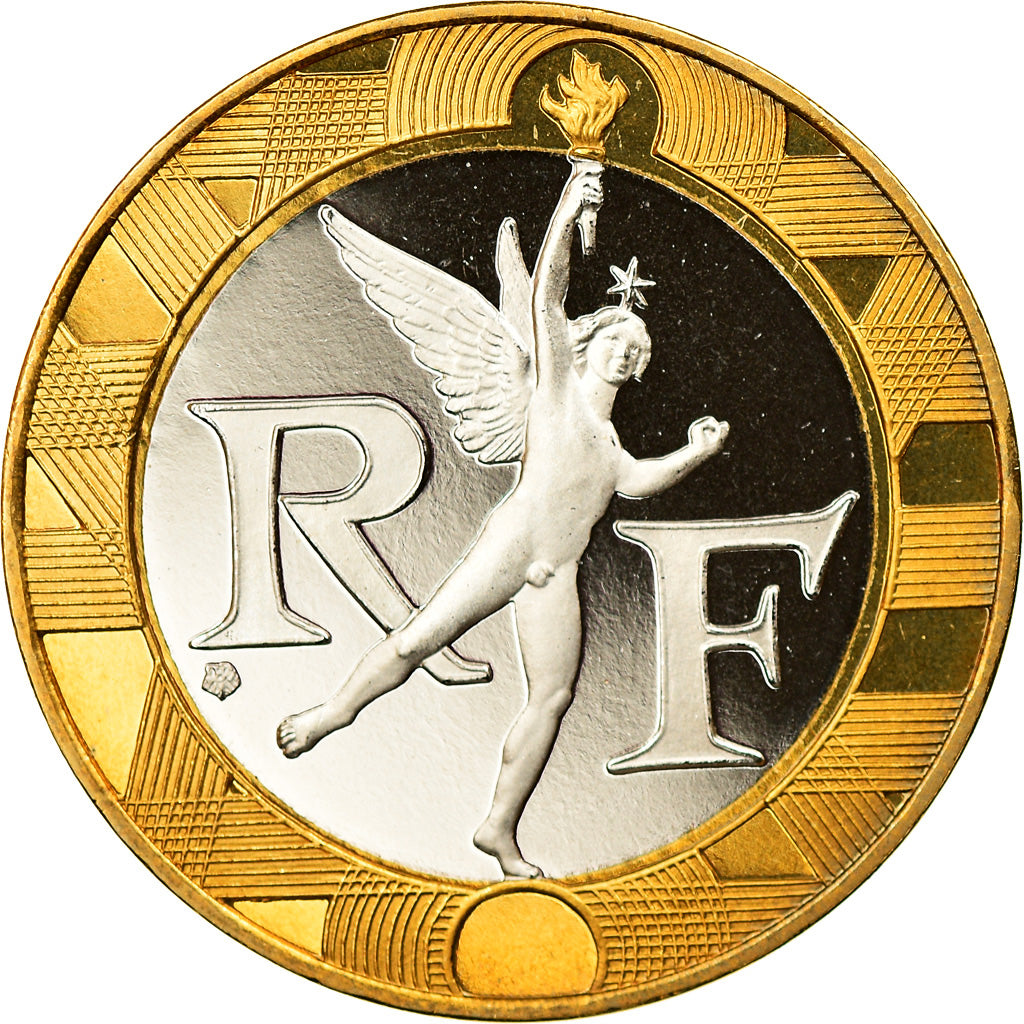 Monnaie, France, Génie, 10 Francs, 1999, Paris, Proof, FDC, Aluminum-Bronze