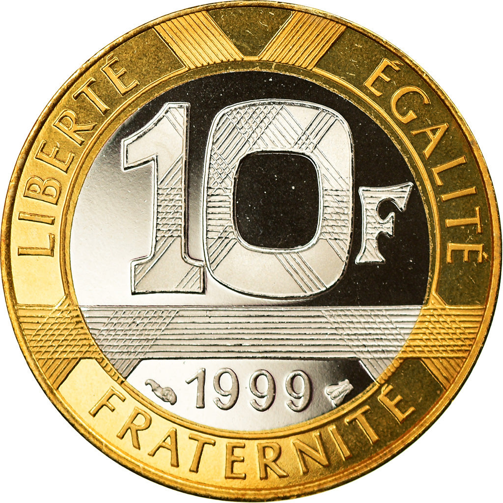 Monnaie, France, Génie, 10 Francs, 1999, Paris, Proof, FDC, Aluminum-Bronze