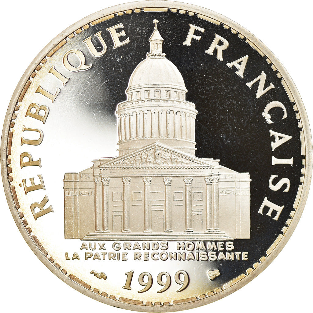 Coin, France, Panthéon, 100 Francs, 1999, Paris, Proof, MS(65-70), Silver