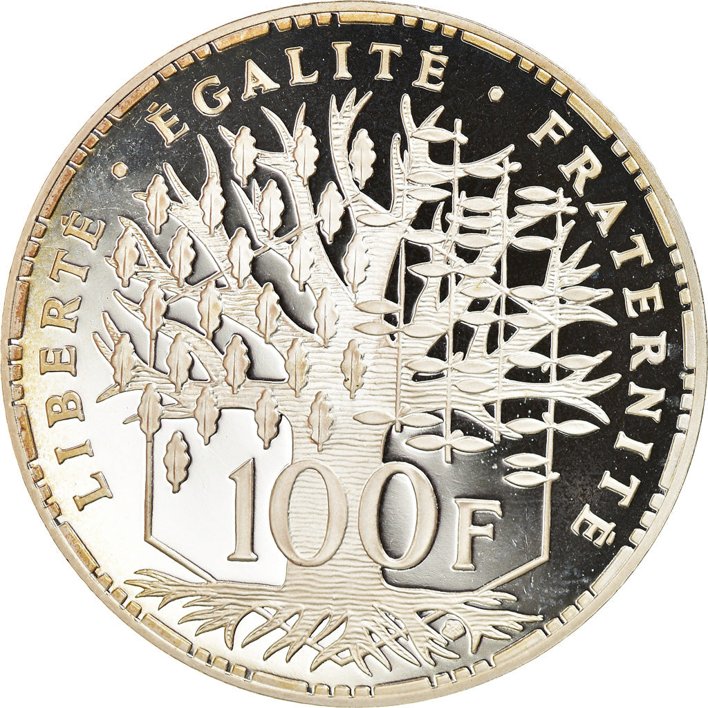 Coin, France, Panthéon, 100 Francs, 1999, Paris, Proof, MS(65-70), Silver