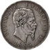 ITALY, 5 Lire, 1865, Torino, KM #8.1, VF(30-35), Silver, 24.90
