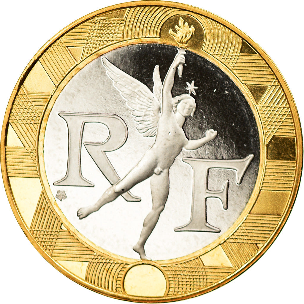 Coin, France, Génie, 10 Francs, 2001, Paris, Proof, MS(65-70), Aluminum-Bronze