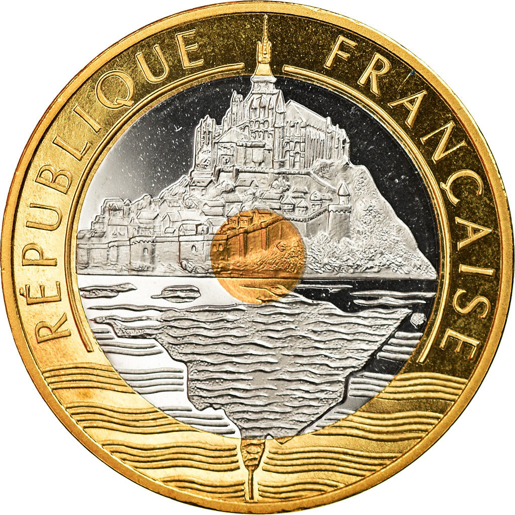 Monnaie, France, Mont Saint Michel, 20 Francs, 2001, Paris, Proof, FDC