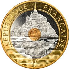 Monnaie, France, Mont Saint Michel, 20 Francs, 2001, Paris, Proof, FDC