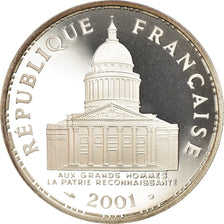 Moneta, Francia, Panthéon, 100 Francs, 2001, Proof, FDC, Argento, Gadoury:898a