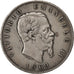 Coin, Italy, Vittorio Emanuele II, 5 Lire, 1869, Milan, EF(40-45), Silver