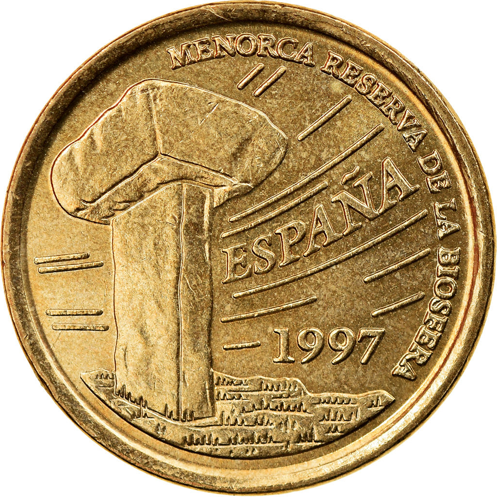 Moneta, Hiszpania, Juan Carlos I, 5 Pesetas, 1997, Madrid, AU(55-58)