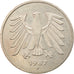 Coin, GERMANY - FEDERAL REPUBLIC, 5 Mark, 1987, Stuttgart, EF(40-45)