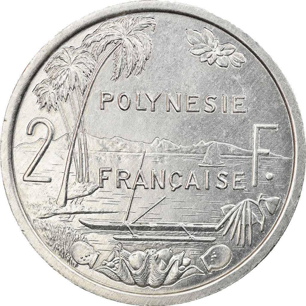 Munten, Frans Polynesië, 2 Francs, 2006, Paris, PR, Aluminium, KM:10