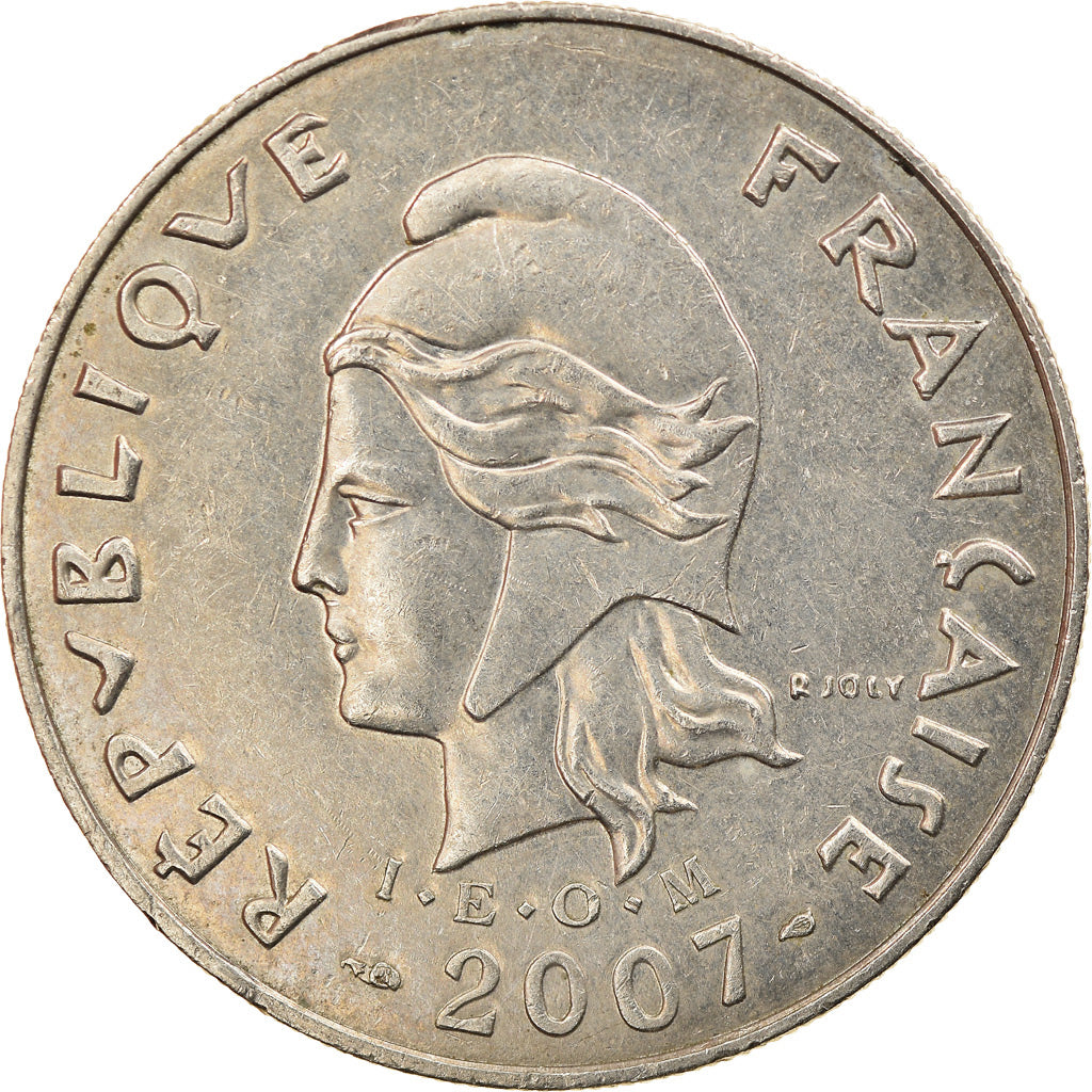 Monnaie, French Polynesia, 20 Francs, 2007, Paris, TTB, Copper-nickel, KM:9a