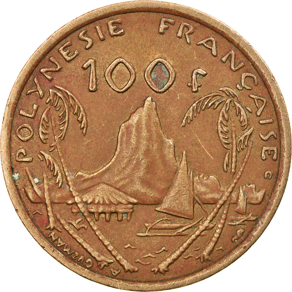 Moneta, Polinesia francese, 100 Francs, 2002, Paris, BB, Nichel-bronzo, KM:14