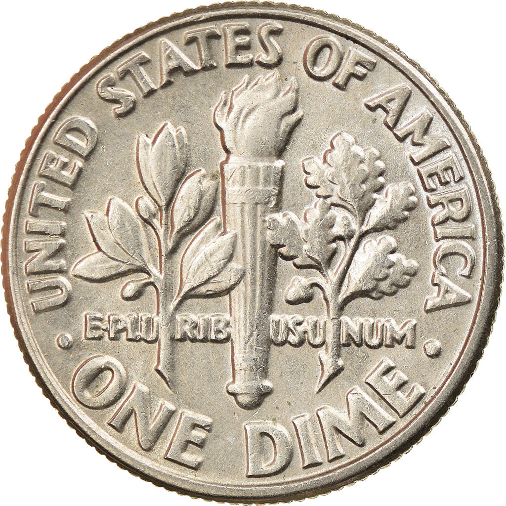 Moeda, Estados Unidos da América, Roosevelt Dime, Dime, 1982, U.S. Mint