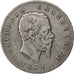 Coin, Italy, Vittorio Emanuele II, 5 Lire, 1874, Milan, VF(20-25), Silver