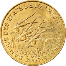 Monnaie, États de l'Afrique centrale, 5 Francs, 2003, Paris, SUP