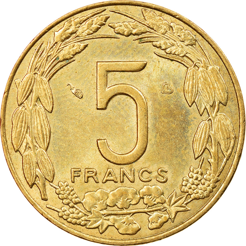 Monnaie, États de l'Afrique centrale, 5 Francs, 2003, Paris, SUP