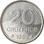 Munten, Brazilië, 20 Cruzeiros, 1983, ZF, Stainless Steel, KM:593.1
