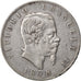 Coin, Italy, Vittorio Emanuele II, 5 Lire, 1878, Rome, VF(20-25), Silver, KM:8.4