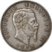 ITALY, 5 Lire, 1878, Rome, KM #8.4, EF(40-45), Silver, 24.92