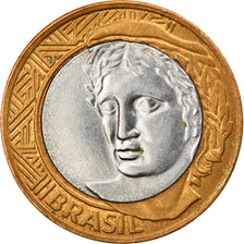 Coin, Brazil, Real, 2011, Rio de Janeiro, EF(40-45), Bi-Metallic, KM:652a