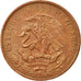 Coin, Mexico, 20 Centavos, 1970, Mexico City, EF(40-45), Bronze, KM:440