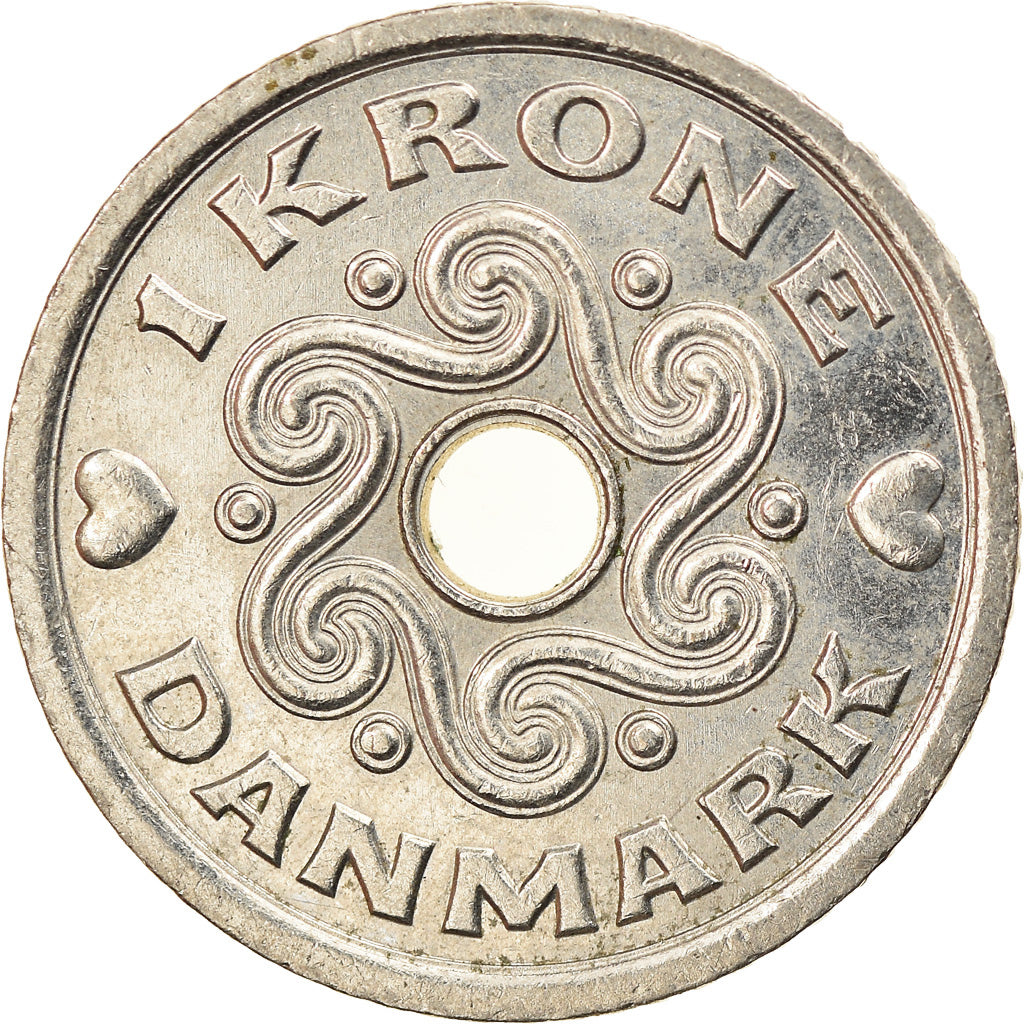 Moneta, Danimarca, Margrethe II, Krone, 1998, Copenhagen, SPL-, Rame-nichel
