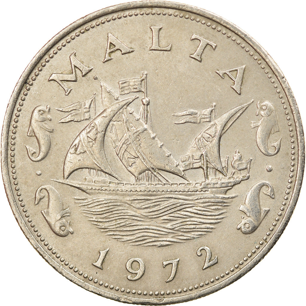 Moneda, Malta, 10 Cents, 1972, British Royal Mint, EBC, Cobre - níquel, KM:11