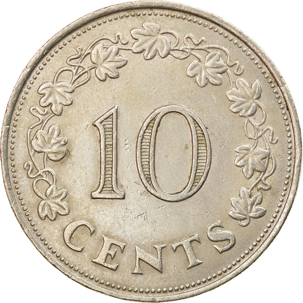 Moneda, Malta, 10 Cents, 1972, British Royal Mint, EBC, Cobre - níquel, KM:11