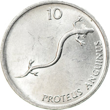 Coin, Slovenia, 10 Stotinov, 1992, EF(40-45), Aluminum, KM:7