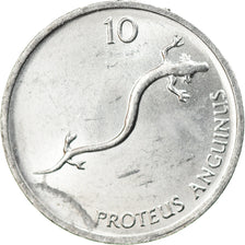 Coin, Slovenia, 10 Stotinov, 1992, EF(40-45), Aluminum, KM:7
