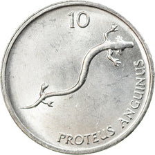 Coin, Slovenia, 10 Stotinov, 1992, EF(40-45), Aluminum, KM:7