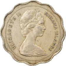 Coin, Bahamas, Elizabeth II, 10 Cents, 1969, EF(40-45), Copper-nickel, KM:4