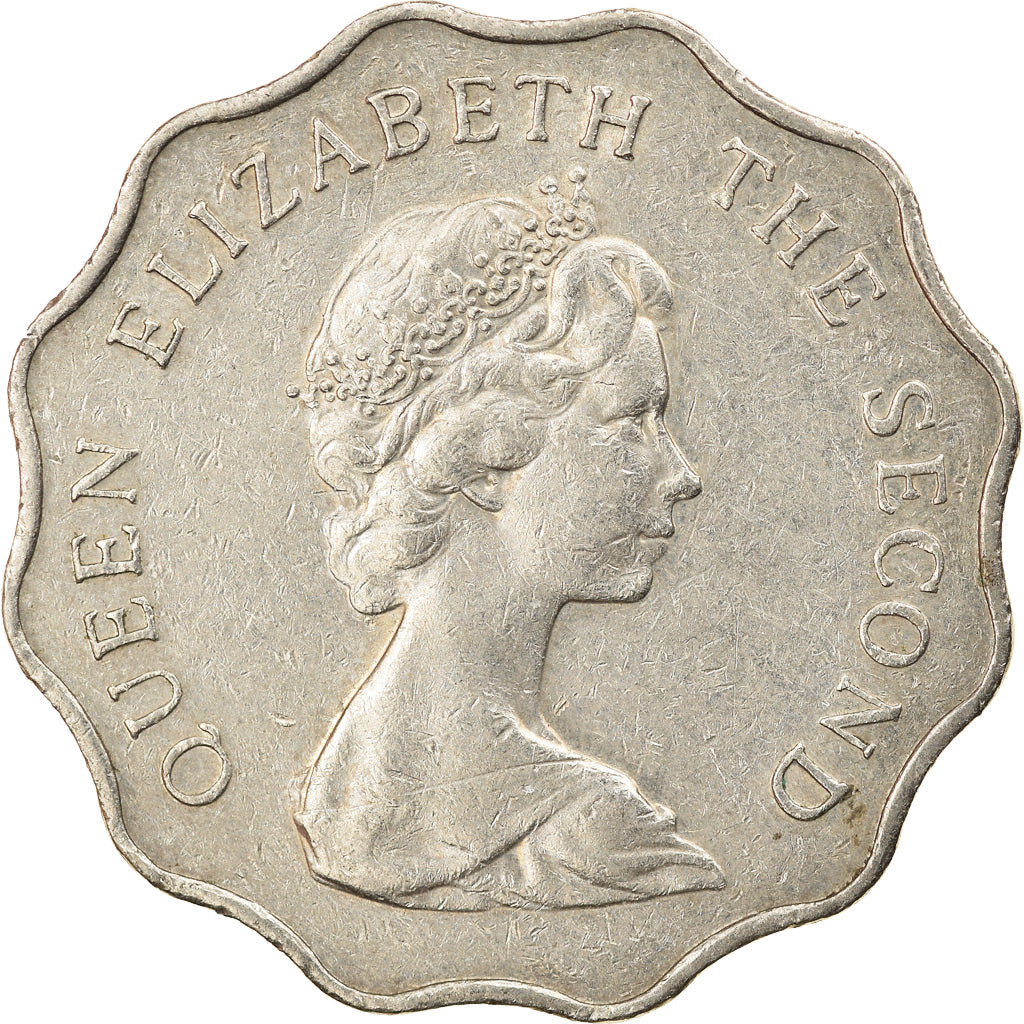 Moeda, Hong Kong, Elizabeth II, 2 Dollars, 1982, EF(40-45), Cobre-níquel, KM:37