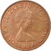 Coin, Jersey, Elizabeth II, 2 Pence, 1989, EF(40-45), Bronze, KM:55