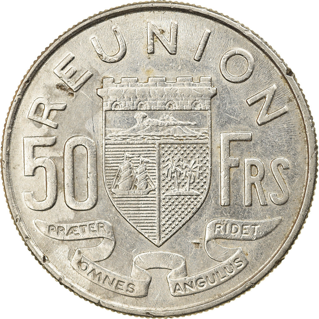 Monnaie, Réunion, 50 Francs, 1964, TTB, Nickel, KM:12