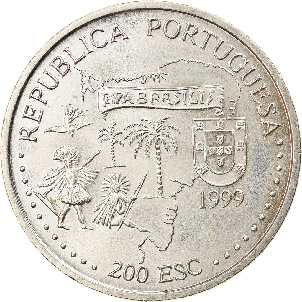 Coin, Portugal, 200 Escudos, 1999, AU(55-58), Copper-nickel, KM:718