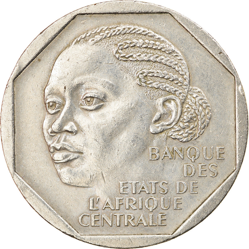 Coin, Gabon, 500 Francs, 1985, Paris, EF(40-45), Copper-nickel, KM:14