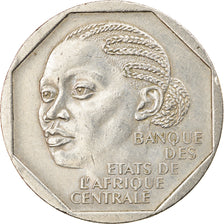 Coin, Gabon, 500 Francs, 1985, Paris, EF(40-45), Copper-nickel, KM:14
