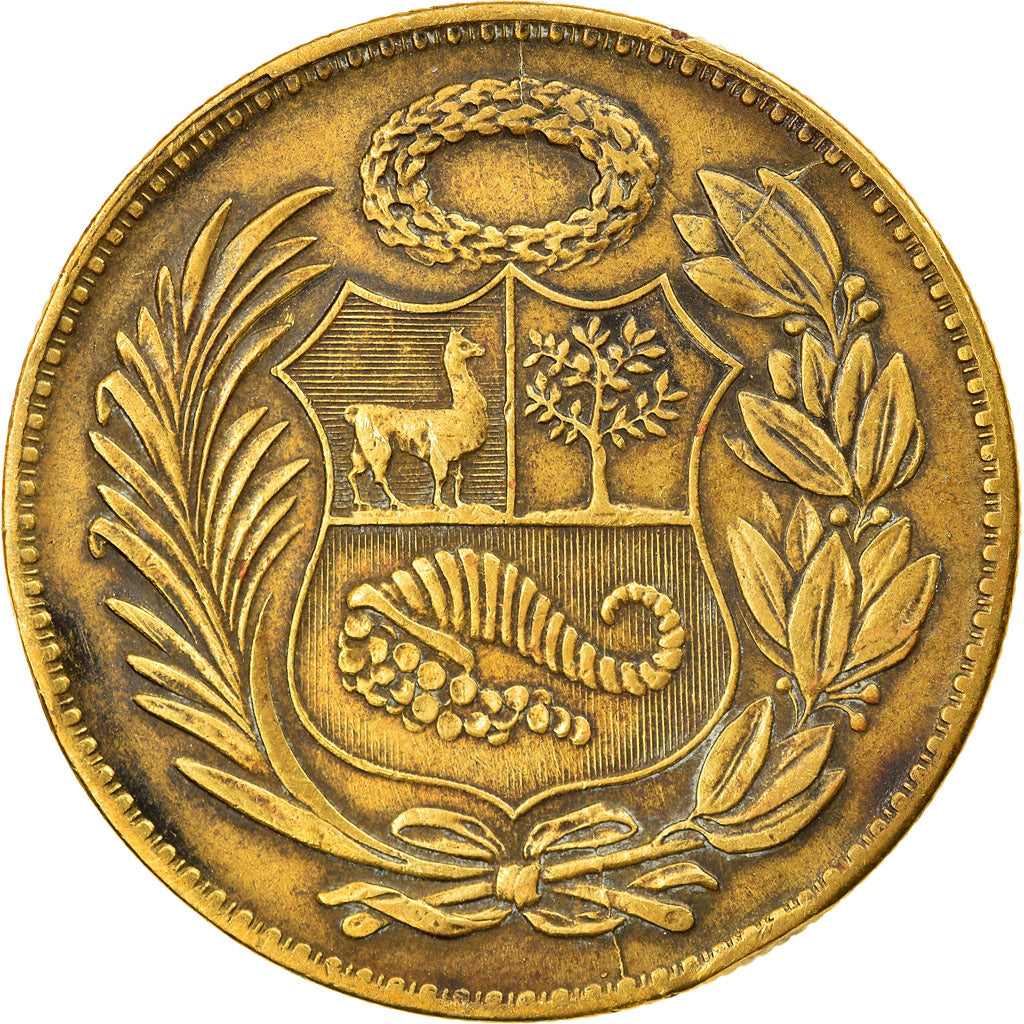 Moneta, Perù, Sol, 1958, BB, Ottone, KM:222