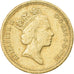 Monnaie, Grande-Bretagne, Elizabeth II, Pound, 1991, TTB, Nickel-brass, KM:946