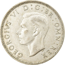 Monnaie, Grande-Bretagne, George VI, Florin, Two Shillings, 1939, TTB, Argent