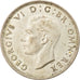 Moneta, Gran Bretagna, George VI, Florin, Two Shillings, 1944, BB, Argento