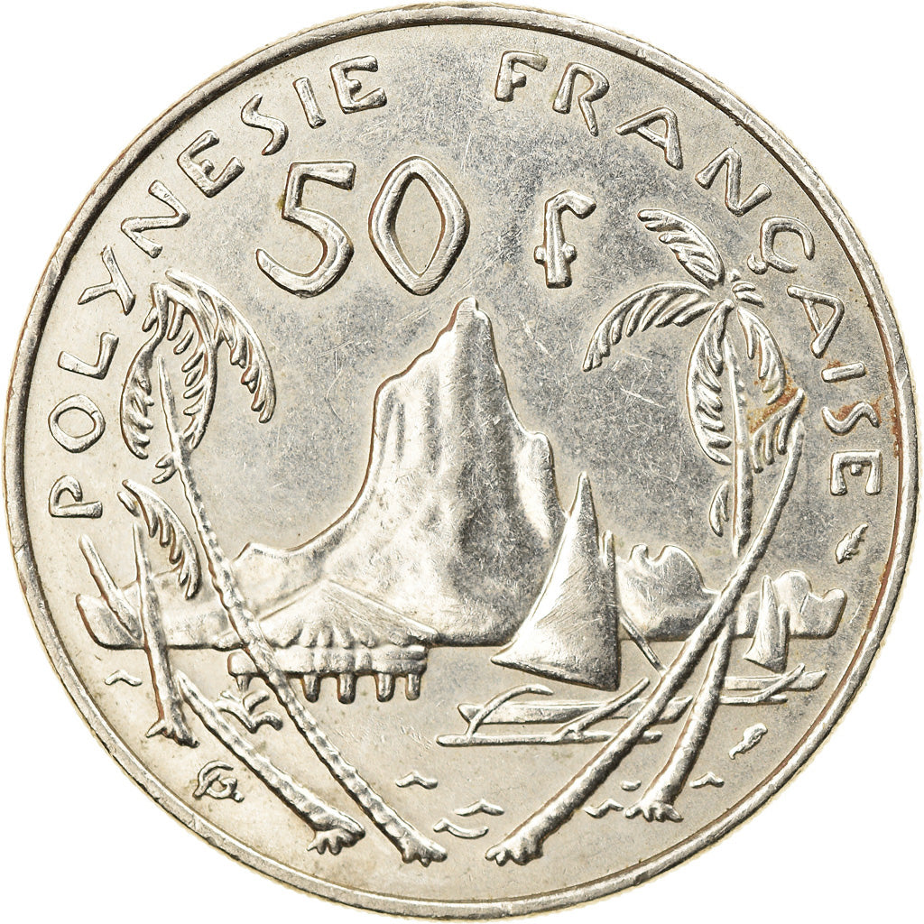 Coin, French Polynesia, 50 Francs, 1982, Paris, EF(40-45), Nickel, KM:13