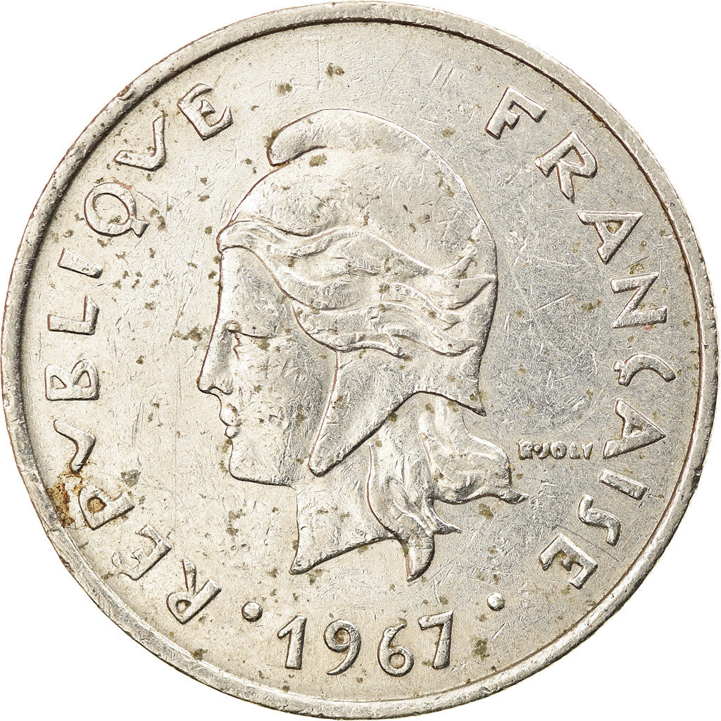 Monnaie, New Hebrides, 20 Francs, 1967, Paris, TTB, Nickel, KM:3.1