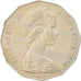 Moneta, Australia, Elizabeth II, 50 Cents, 1978, BB, Rame-nichel, KM:68