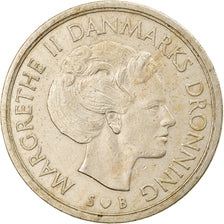 Moneda, Dinamarca, Margrethe II, 5 Kroner, 1973, Copenhagen, MBC, Cobre -