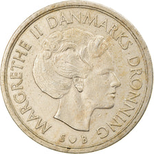 Moneta, Danimarca, Margrethe II, 5 Kroner, 1973, Copenhagen, BB, Rame-nichel
