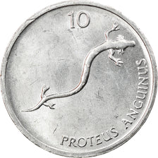 Coin, Slovenia, 10 Stotinov, 1992, EF(40-45), Aluminum, KM:7