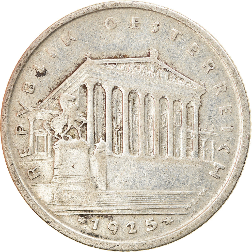 Munten, Oostenrijk, Schilling, 1925, ZF, Zilver, KM:2840