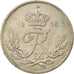 Coin, Denmark, Frederik IX, 25 Öre, 1958, Copenhagen, EF(40-45), Copper-nickel